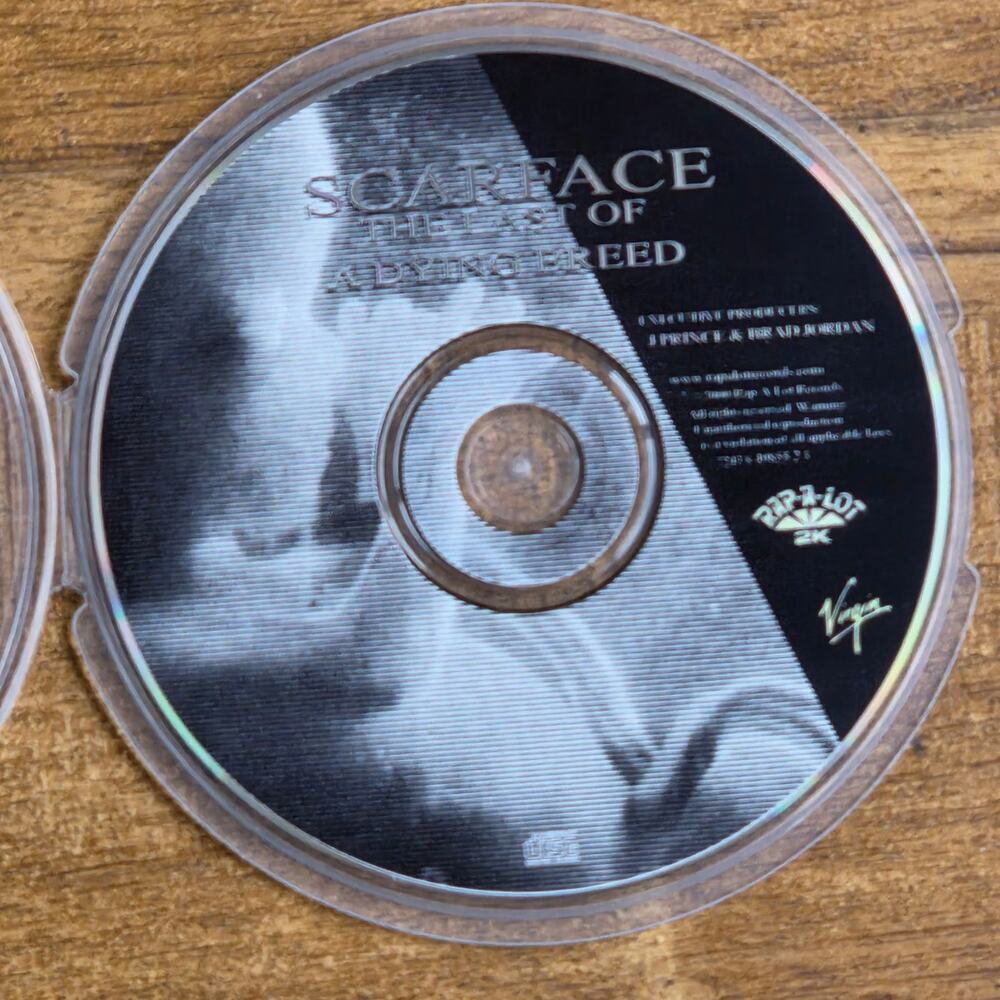 Vtg 2000 Scarface LAST OF A DYING BREED CD RAP HIP HOP RAP-A-LOT RECORDS
